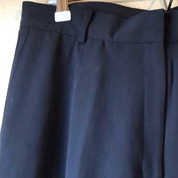 New Liz Claiborne Kylie Black Straight Leg Dress Pants Trousers Women’s Size 14 - Picture 2 of 13